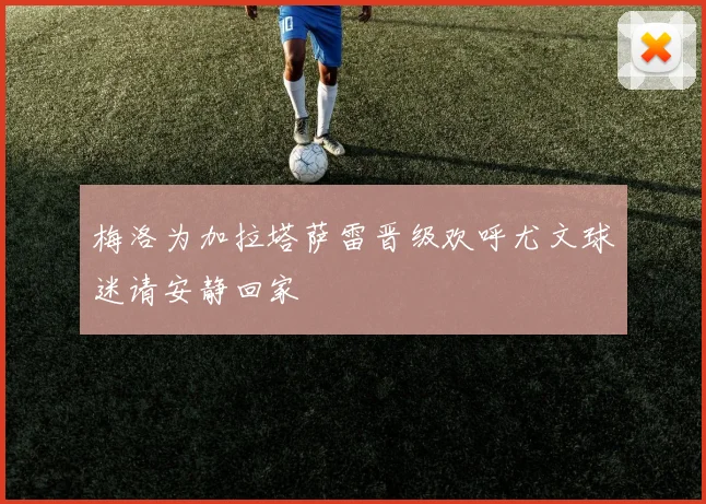 梅洛为加拉塔萨雷晋级欢呼尤文球迷请安静回家